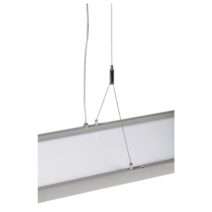WORKLIGHT, Pendelleuchte silber 57 W 4000 K 80°
