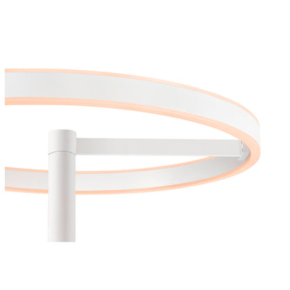 ONE STRAIGT FL, Stehleuchte weiß 20 W 1200/1200 lm 2700/3000 K CRI 90 140°
