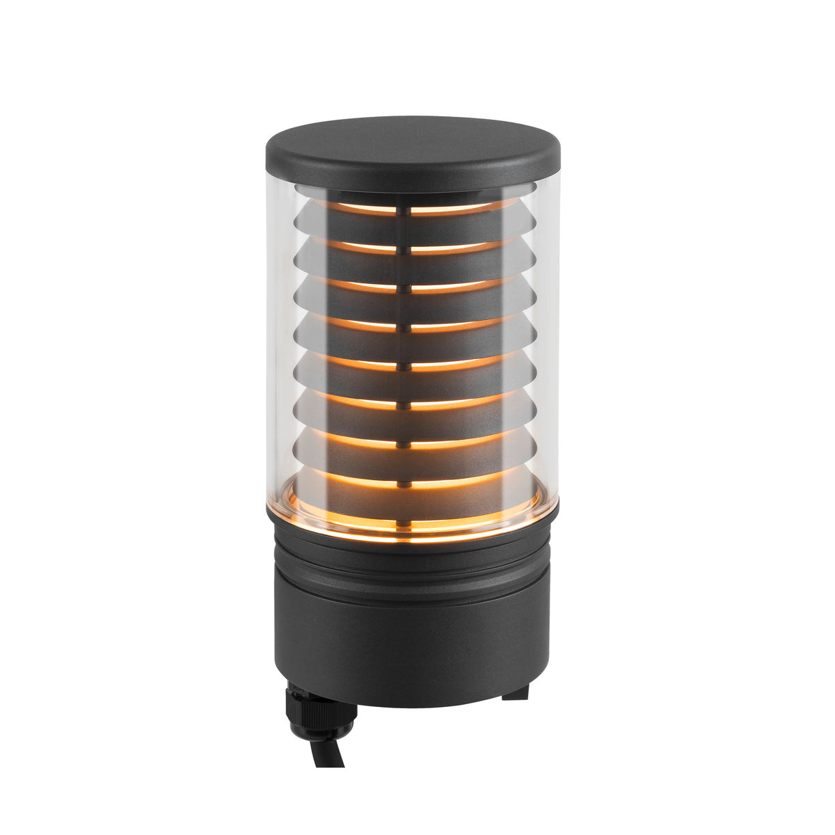 M-POL M Polehead, Louver Leuchtenkopf, anthrazit, 11 W, 190/210 lm, 2700/3000 K, CRI 90