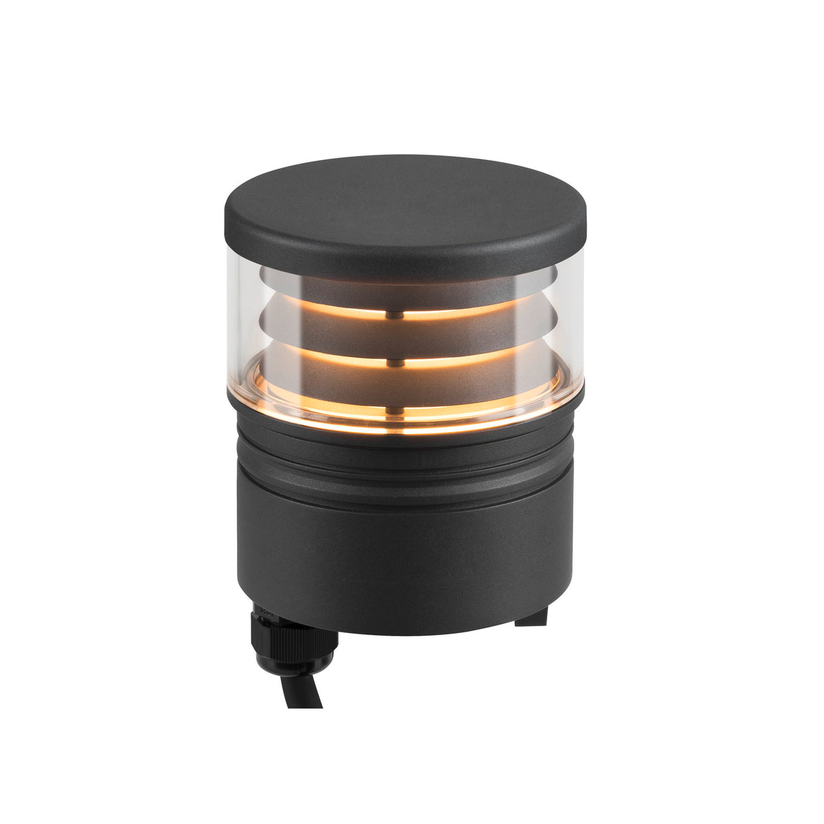 M-POL S Polehead, Louver Leuchtenkopf, anthrazit, 19 W, 260/270 lm, 2700/3000 K, CRI 90, DALI
