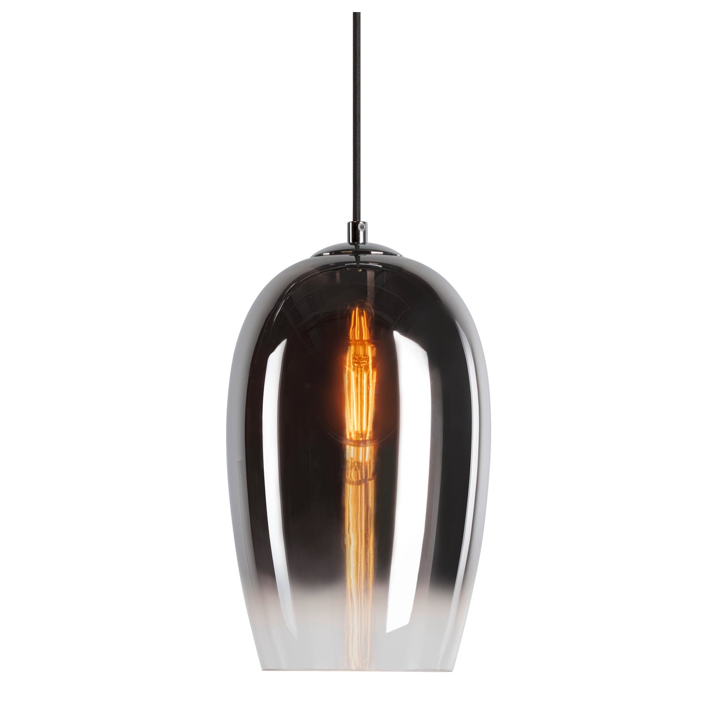 PANTILO OVAL PD, E27 Pendelleuchte, chrom