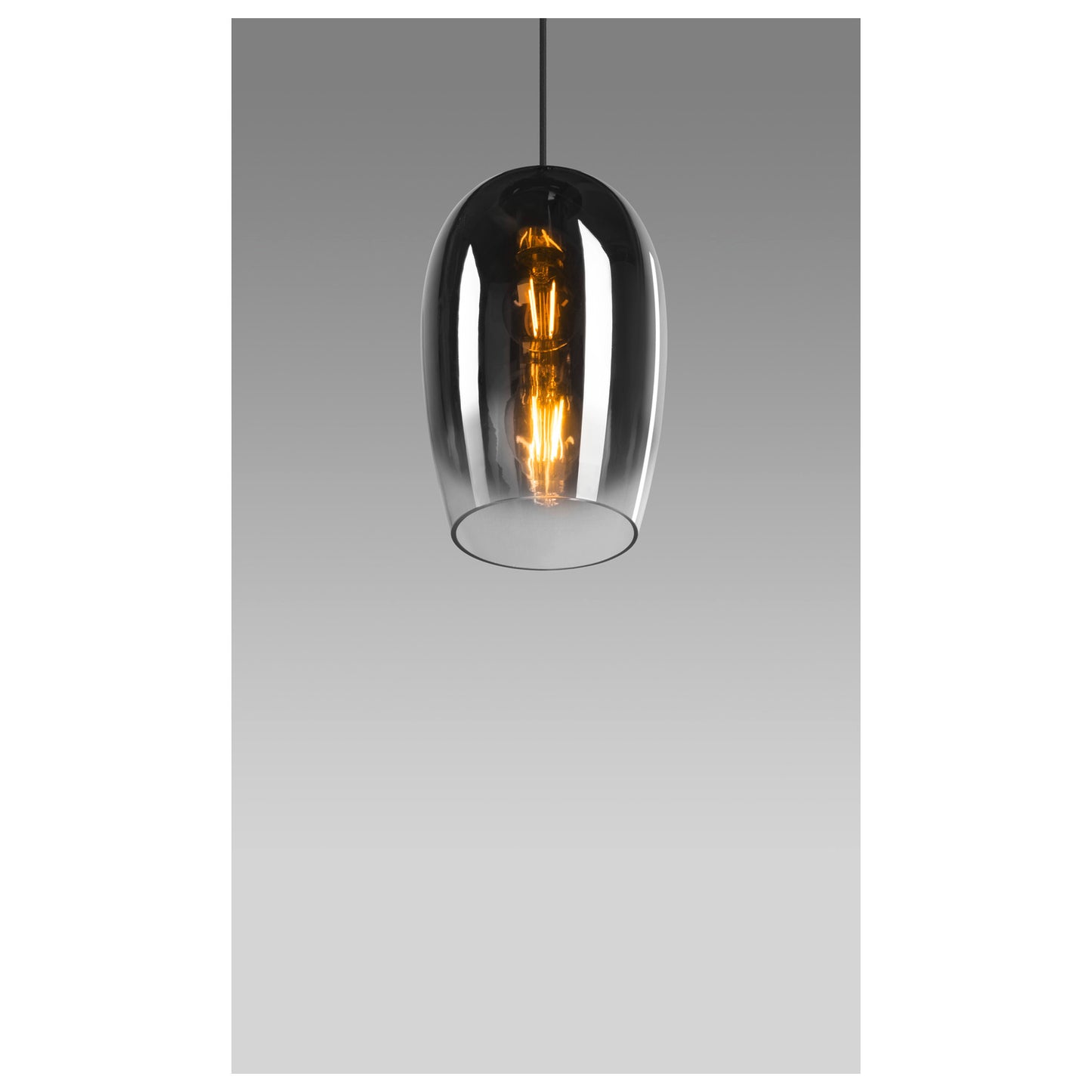 PANTILO OVAL PD, E27 Pendelleuchte, chrom