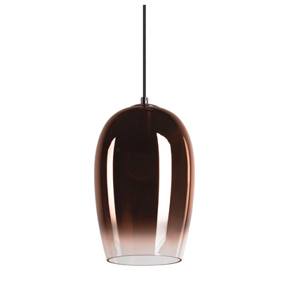 PANTILO OVAL PD, E27 Pendelleuchte, kupfer, 15 W