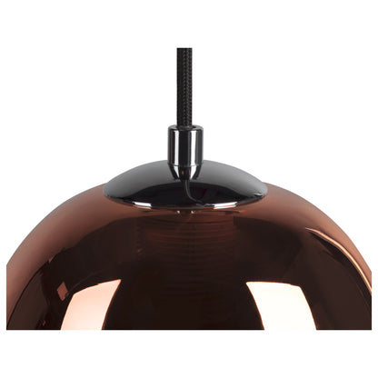 PANTILO OVAL PD, E27 Pendelleuchte, kupfer, 15 W