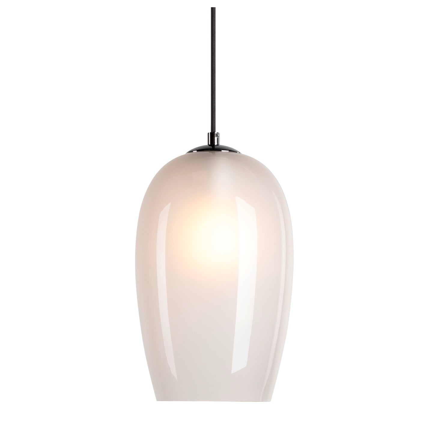 PANTILO OVAL PD, E27 Pendelleuchte, weiß/chrom