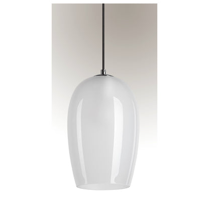 PANTILO OVAL PD, E27 Pendelleuchte, weiß/chrom