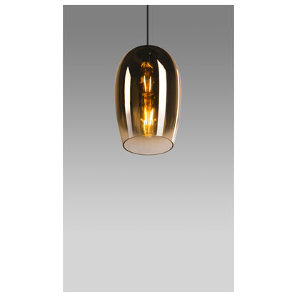 PANTILO OVAL PD, E27 Pendelleuchte, gold