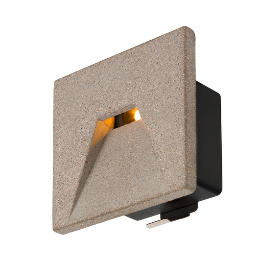 CONCRETO EL, Wandeinbauleuchte grau, 3.2 W, 45 lm, 3000 K