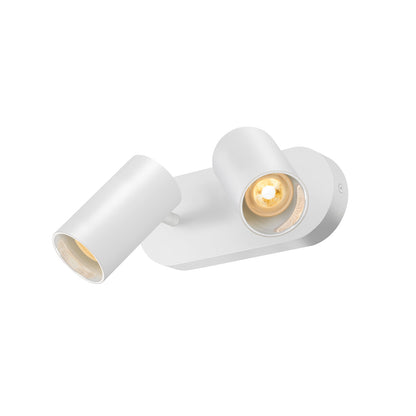 ASTO TUBE, Deckenaufbauleuchte, zylindrisch, max. 2x10 W, weiß