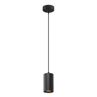ASTO TUBE, Pendelleuchte, GU10, Pendellänge 250 cm, max. 10 W, schwarz