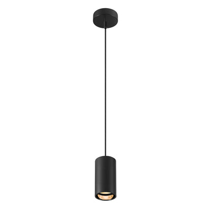 ASTO TUBE, Pendelleuchte, GU10, Pendellänge 250 cm, max. 10 W, schwarz