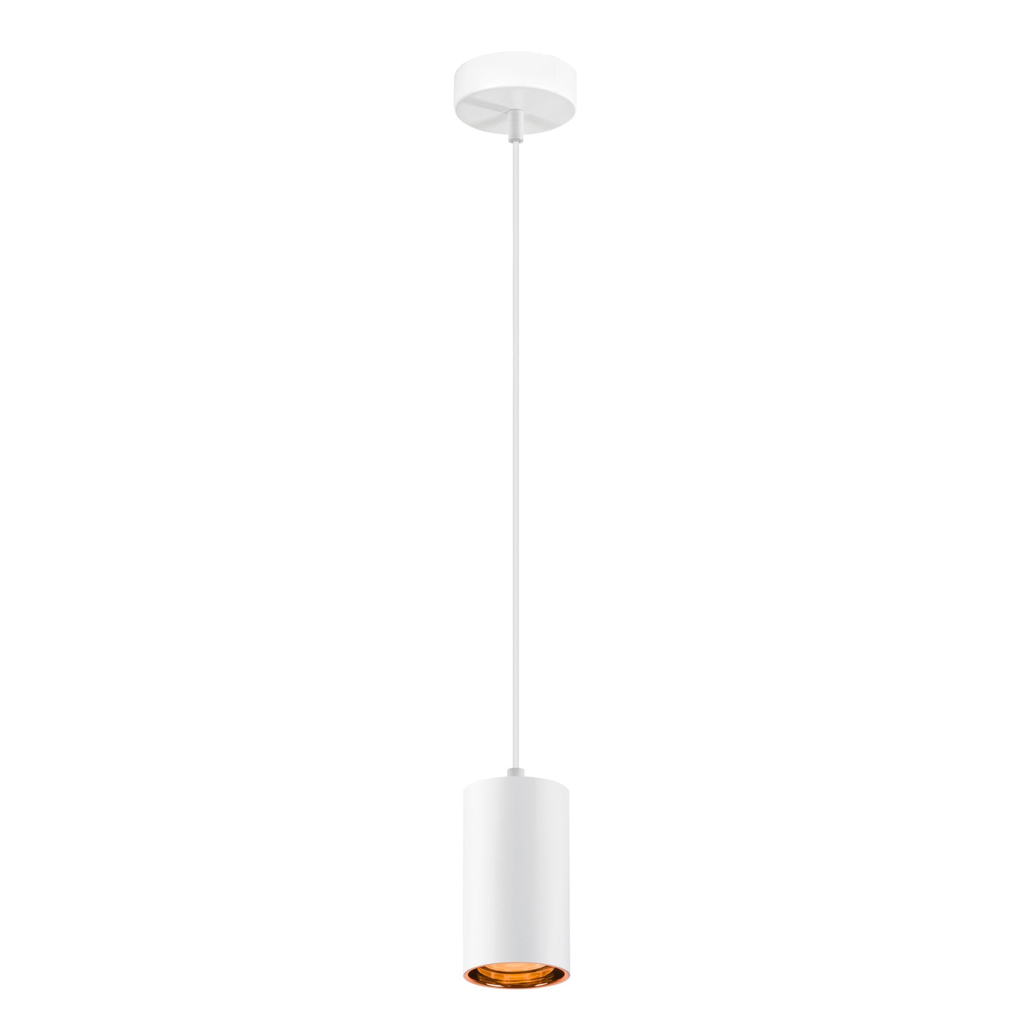 ASTO TUBE, Pendelleuchte, GU10, Pendellänge 250 cm, max. 10 W, weiß