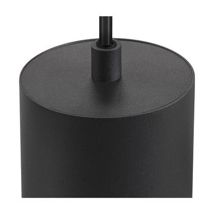 ASTO TUBE, Pendelleuchte, GU10, Pendellänge 250 cm, max. 2x10 W, schwarz