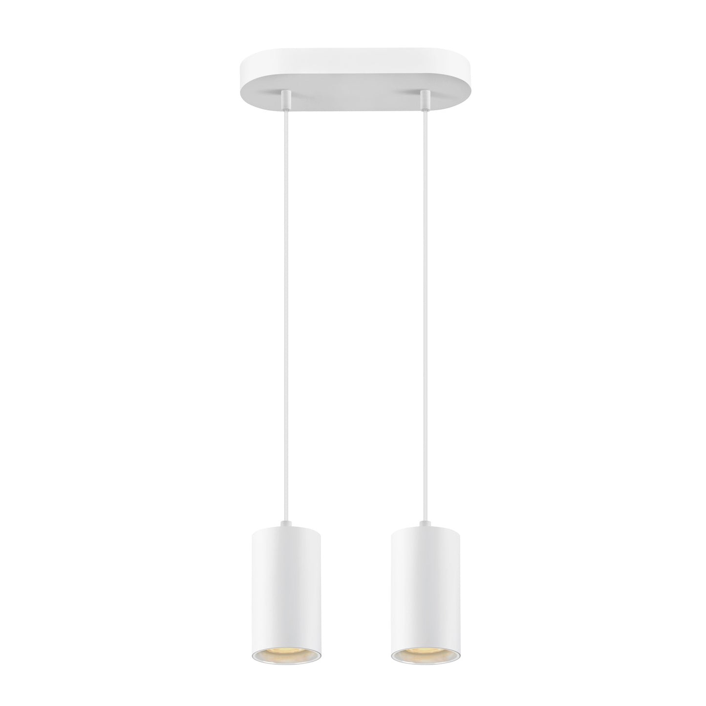 ASTO TUBE, Pendelleuchte, GU10, Pendellänge 250 cm, max. 2x10 W, weiß