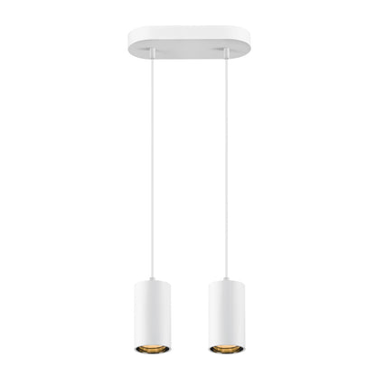ASTO TUBE, Pendelleuchte, GU10, Pendellänge 250 cm, max. 2x10 W, weiß