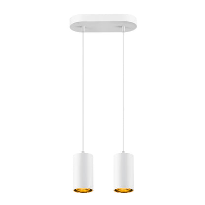 ASTO TUBE, Pendelleuchte, GU10, Pendellänge 250 cm, max. 2x10 W, weiß