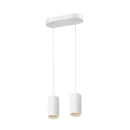 ASTO TUBE, Pendelleuchte, GU10, Pendellänge 250 cm, max. 2x10 W, weiß