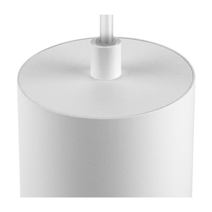 ASTO TUBE, Pendelleuchte, GU10, Pendellänge 250 cm, max. 2x10 W, weiß