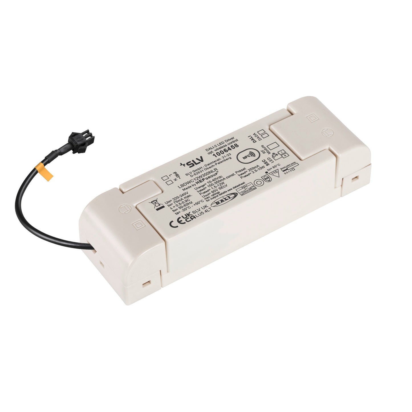 LED-Bridge-Treiber, 12 W, 250 mA für NUMINOS®, inklusive Funkschnittstelle für RF Modul, DALI
