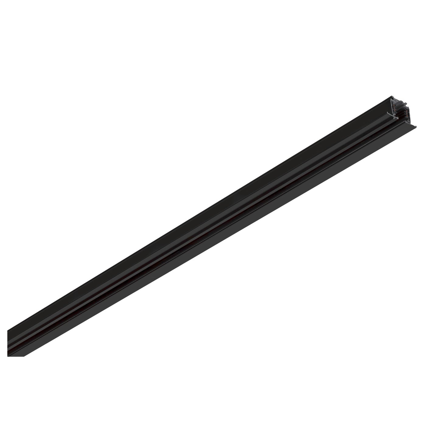 S-TRACK 3-Phasen-Einbauschiene, DALI, PHASE, 2 m, schwarz