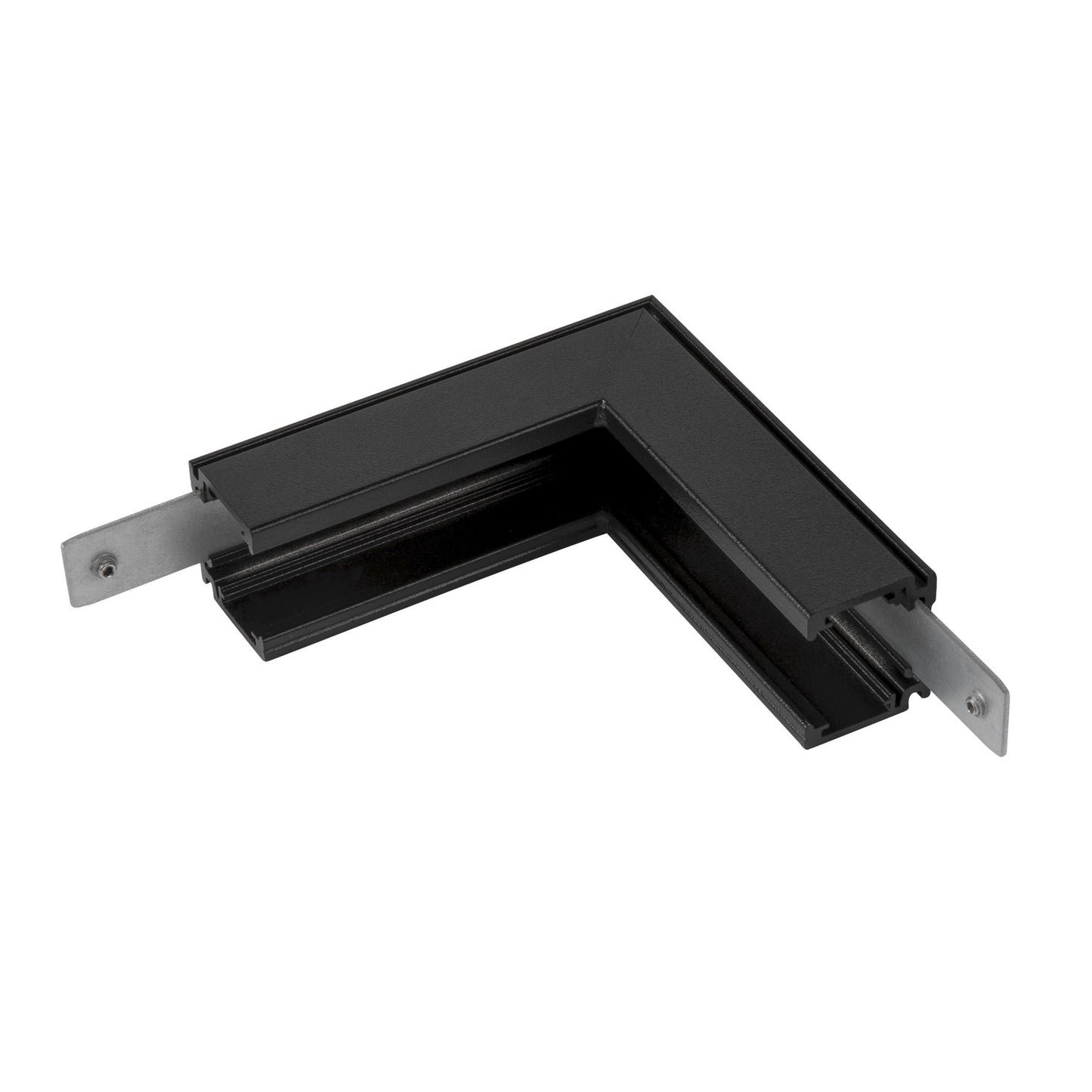 L-Verbinder mechanisch, 48V TRAC K, für Aufbauschiene standard, Stereo, schwarz