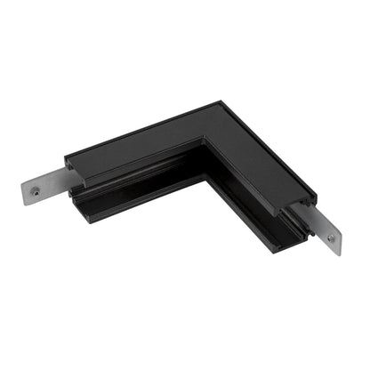 L-Verbinder mechanisch, 48V TRAC K, für Aufbauschiene standard, Stereo, schwarz
