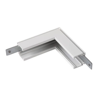 L-Verbinder mechanisch, 48V TRAC K, für Aufbauschiene standard, Stereo, weiß