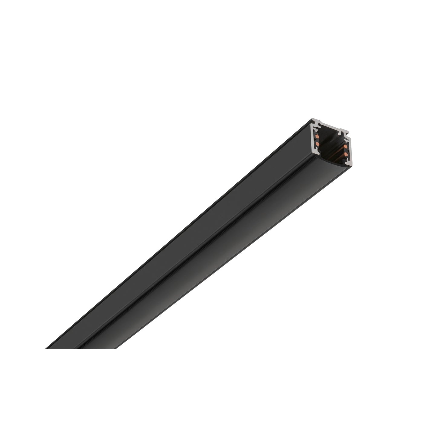 48V TRACK Schienenabdeckung, 20 mm für Standardschiene Aufbau, 2 m, schwarz