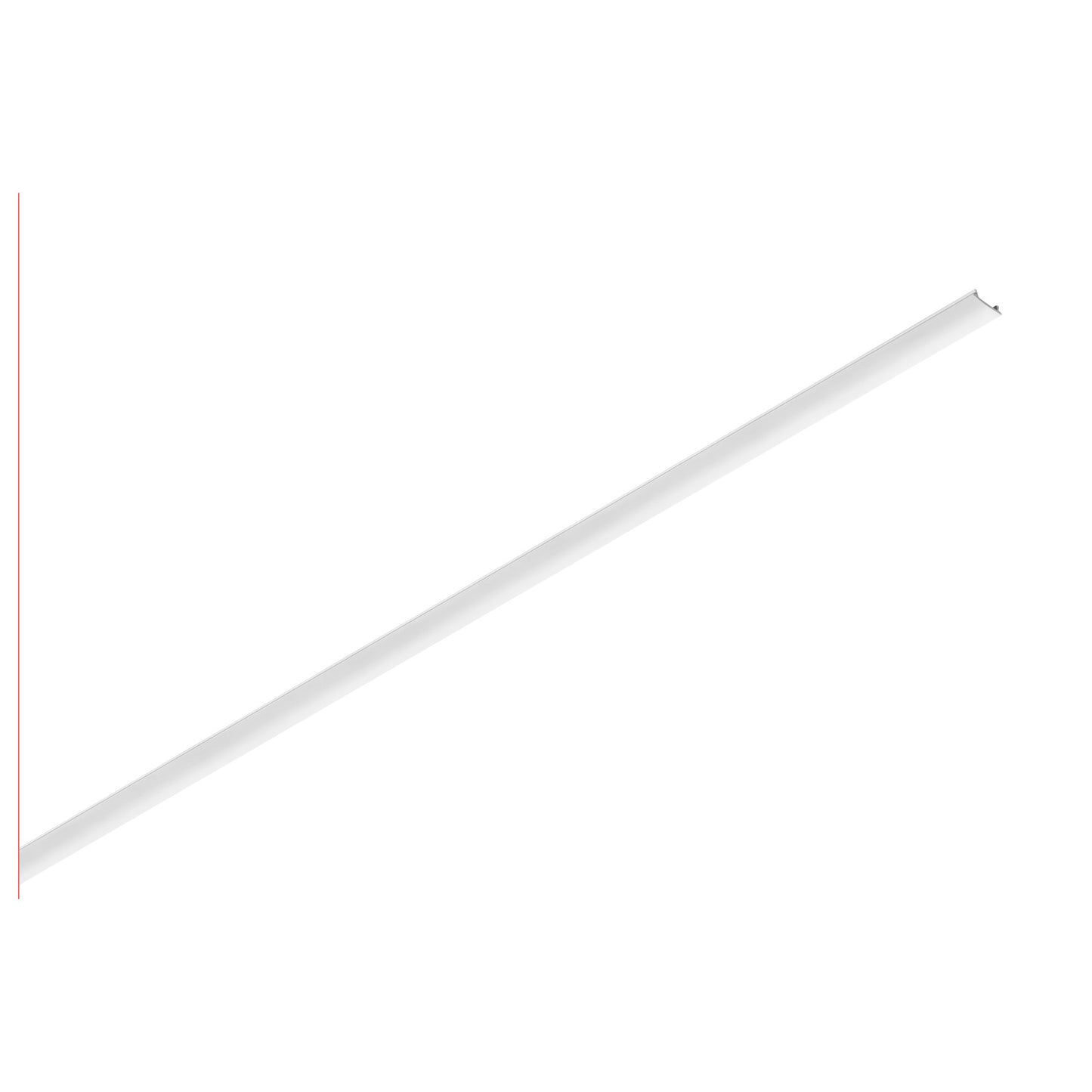 48V TRACK Schienenabdeckung, 20 mm für Standardschiene Aufbau, 2 m, weiß