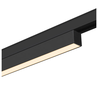 IN-LINE 44 48V TRAC K, opal, DALI, Spot, schwarz / schwarz, 14 W, 1180 lm, 3000 K, CRI 90, 95°