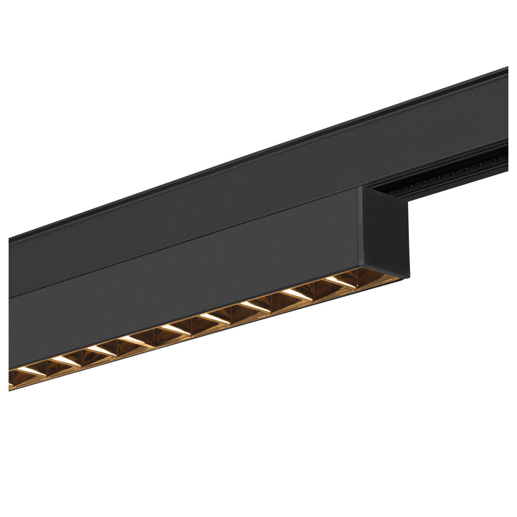 IN-LINE 22 48V TRAC K, Darklight Reflector, DALI, Spot, schwarz / schwarz, 7.3 W, 580 lm, 2700 K, CRI 90, 35°