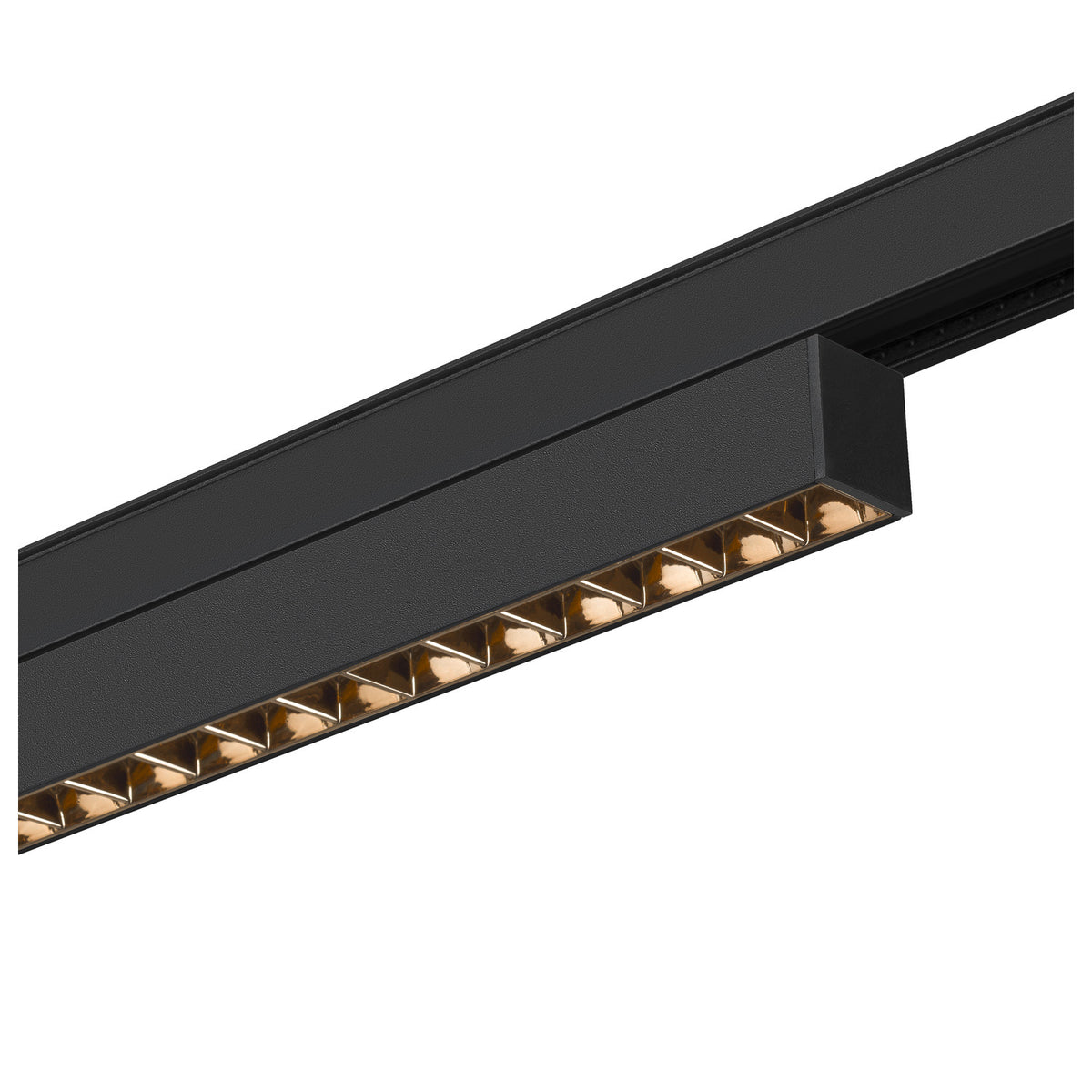 IN-LINE 22 48V TRAC K, Darklight Reflector, DALI, Spot, schwarz / schwarz, 7.3 W, 580 lm, 2700 K, CRI 90, 35°