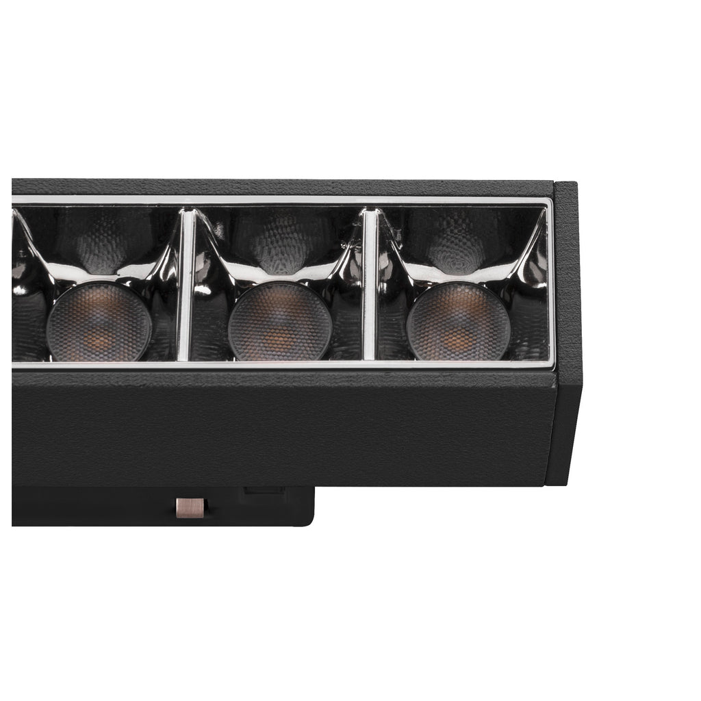 IN-LINE 22 48V TRAC K, Darklight Reflector, DALI, Spot, schwarz / schwarz, 7.3 W, 580 lm, 2700 K, CRI 90, 35°