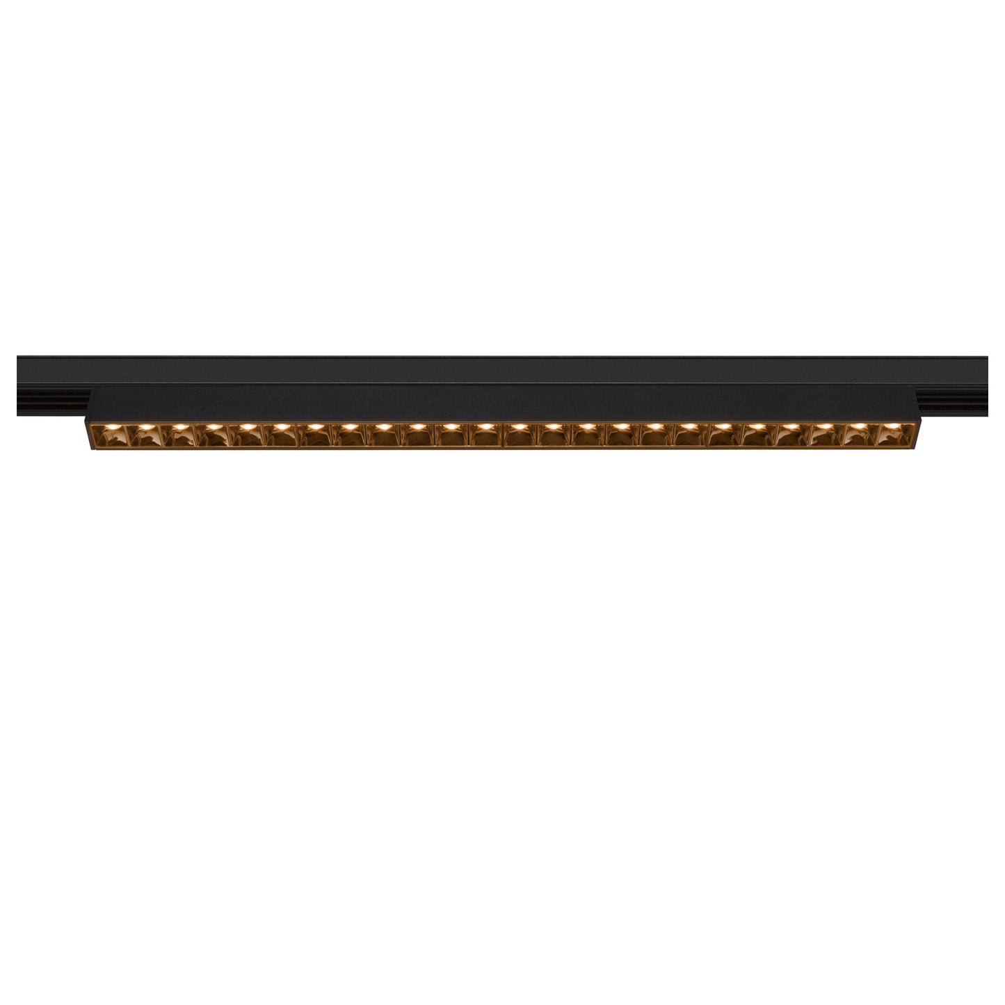 IN-LINE 44 48V TRAC K, Darklight Reflector, DALI, Spot, schwarz / schwarz, 14 W, 1180 lm, 2700 K, CRI 90, 35°