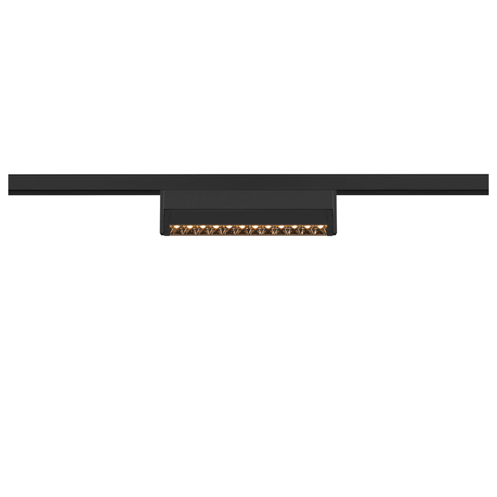 IN-LINE 24 48V TRAC K, Move DALI, Darklight Reflector, Spot, schwarz / schwarz, 7.3 W, 580 lm, 2700 K, CRI 90, 35°