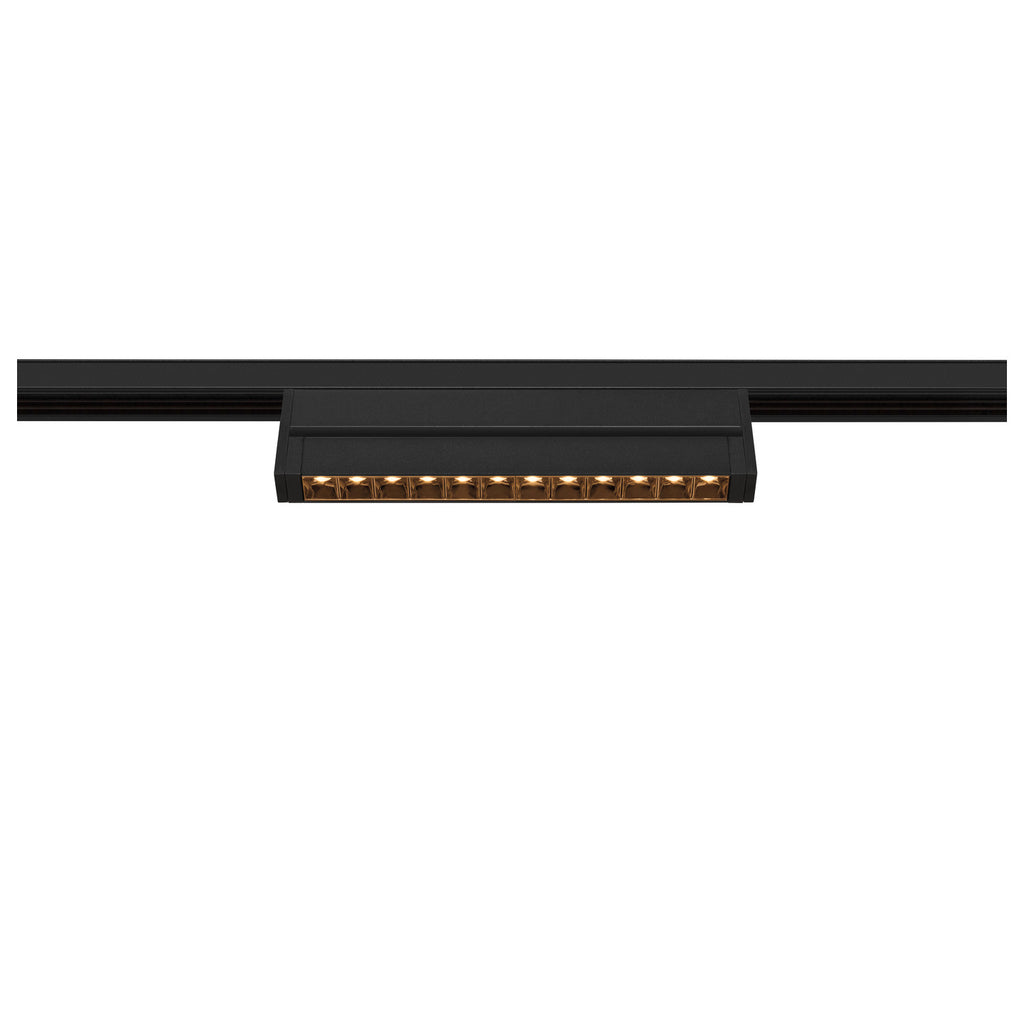 IN-LINE 24 48V TRAC K, Move DALI, Darklight Reflector, Spot, schwarz / schwarz, 7.3 W, 580 lm, 2700 K, CRI 90, 35°