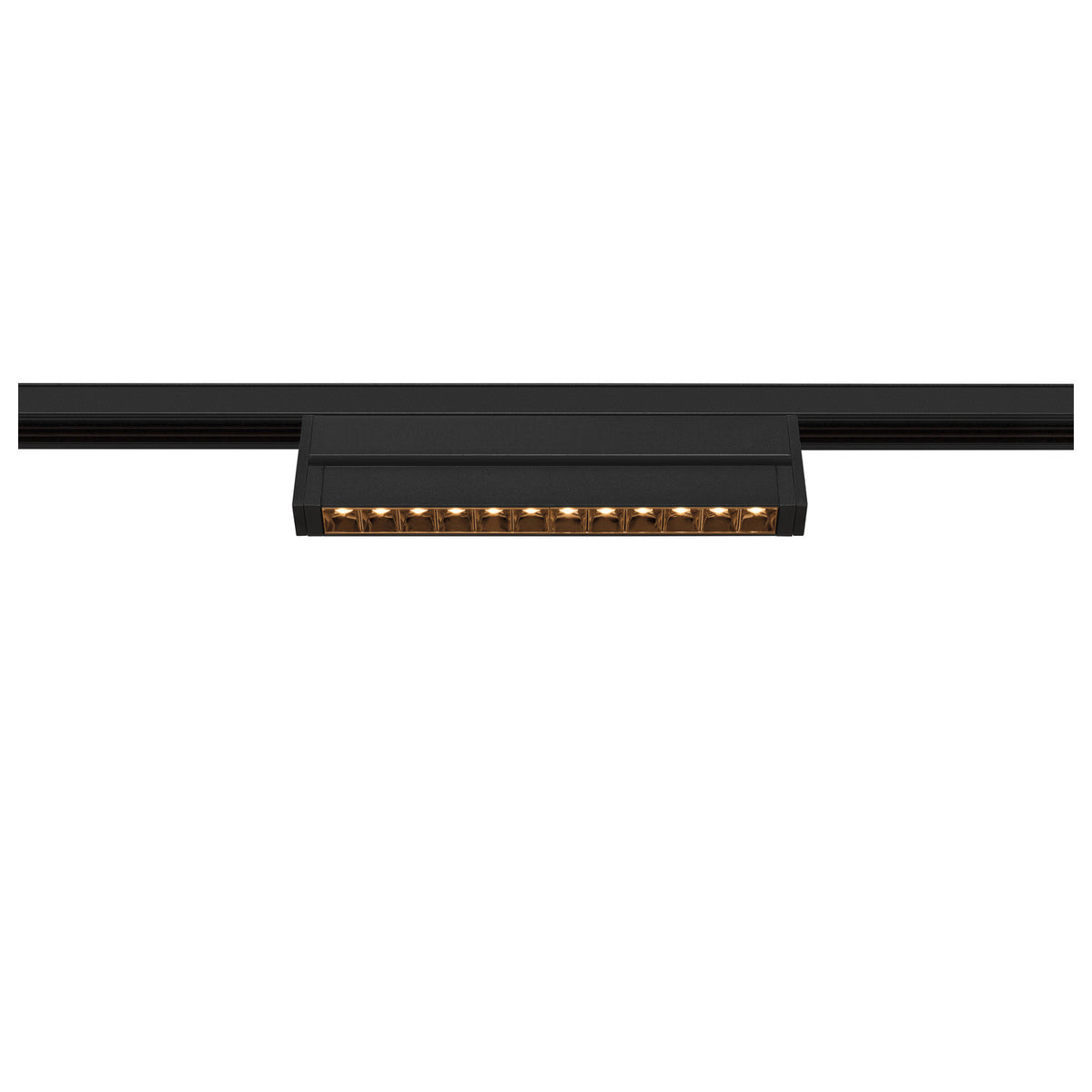IN-LINE 24 48V TRAC K, Move DALI, Darklight Reflector, Spot, schwarz / schwarz, 7.3 W, 580 lm, 2700 K, CRI 90, 35°
