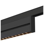 IN-LINE 24 48V TRAC K, Move DALI, Darklight Reflector, Spot, schwarz / schwarz, 7.3 W, 580 lm, 2700 K, CRI 90, 35°