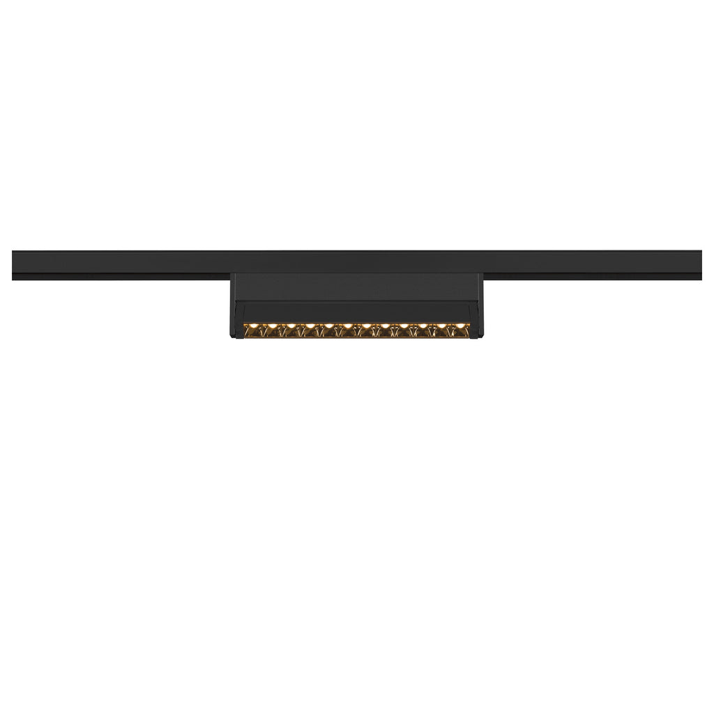 IN-LINE 24 48V TRAC K, Move DALI, Darklight Reflector, Spot, schwarz / schwarz, 7.3 W, 610 lm, 3000 K, CRI 90, 35°
