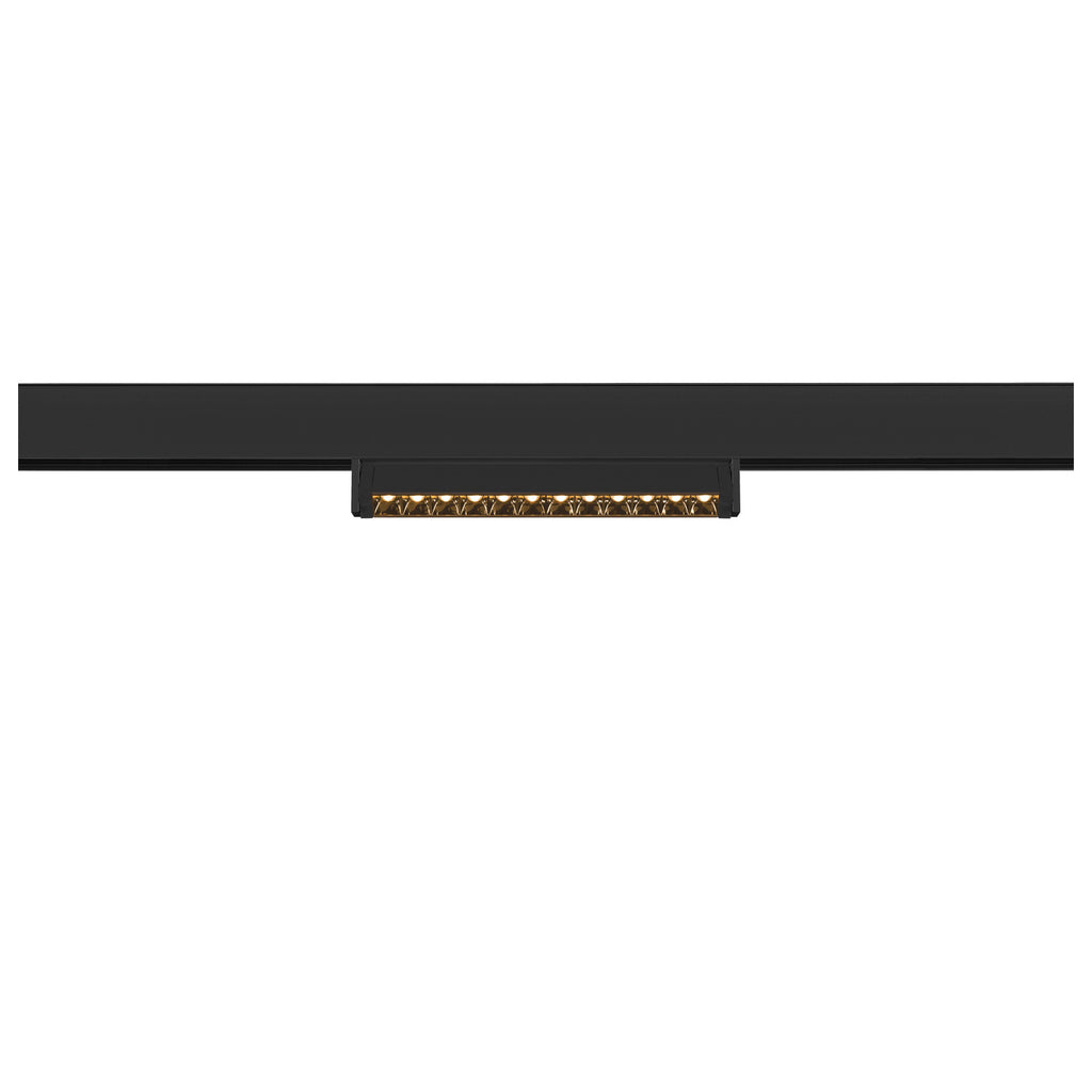 IN-LINE 24 48V TRAC K, Move DALI, Darklight Reflector, Spot, schwarz / schwarz, 7.3 W, 610 lm, 3000 K, CRI 90, 35°