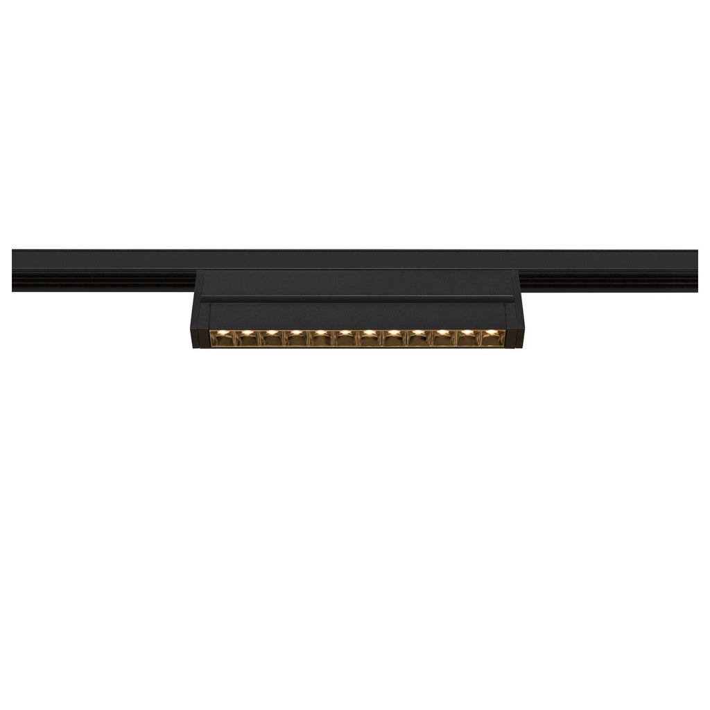 IN-LINE 24 48V TRAC K, Move DALI, Darklight Reflector, Spot, schwarz / schwarz, 7.3 W, 610 lm, 3000 K, CRI 90, 35°