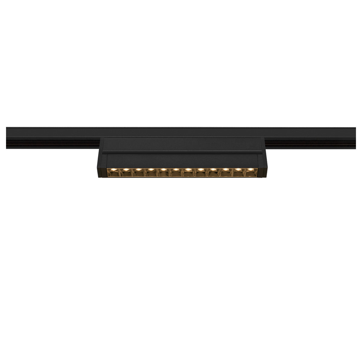 IN-LINE 24 48V TRAC K, Move DALI, Darklight Reflector, Spot, schwarz / schwarz, 7.3 W, 610 lm, 3000 K, CRI 90, 35°