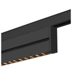 IN-LINE 24 48V TRAC K, Move DALI, Darklight Reflector, Spot, schwarz / schwarz, 7.3 W, 610 lm, 3000 K, CRI 90, 35°