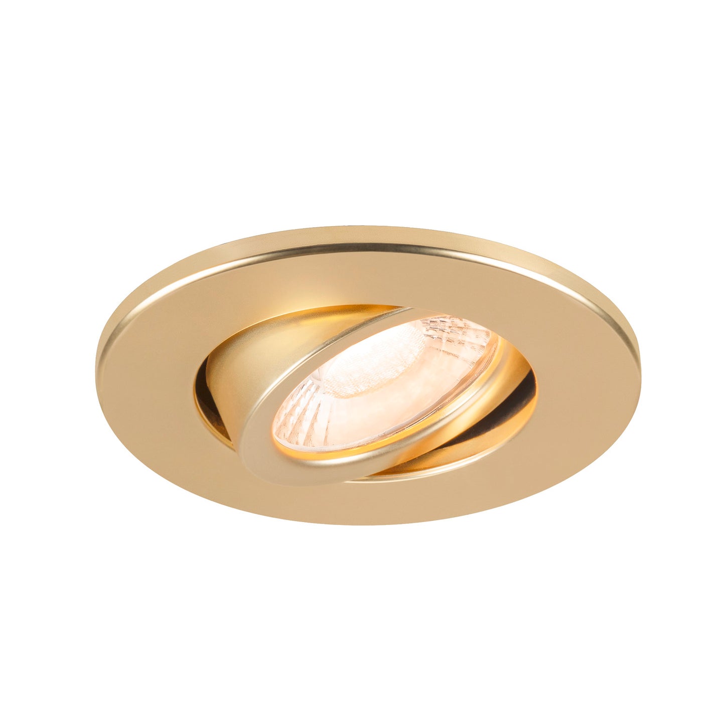 UNIVERSAL DOWNLIGHT Abdeckung, für Downlight IP20, schwenkbar, rund, gold matt