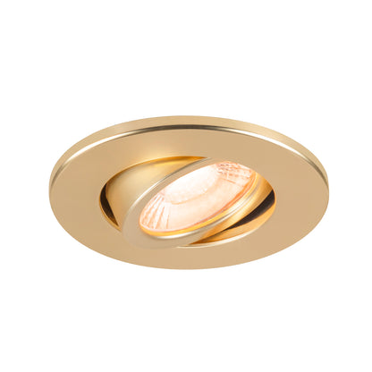 UNIVERSAL DOWNLIGHT Abdeckung, für Downlight IP20, schwenkbar, rund, gold matt
