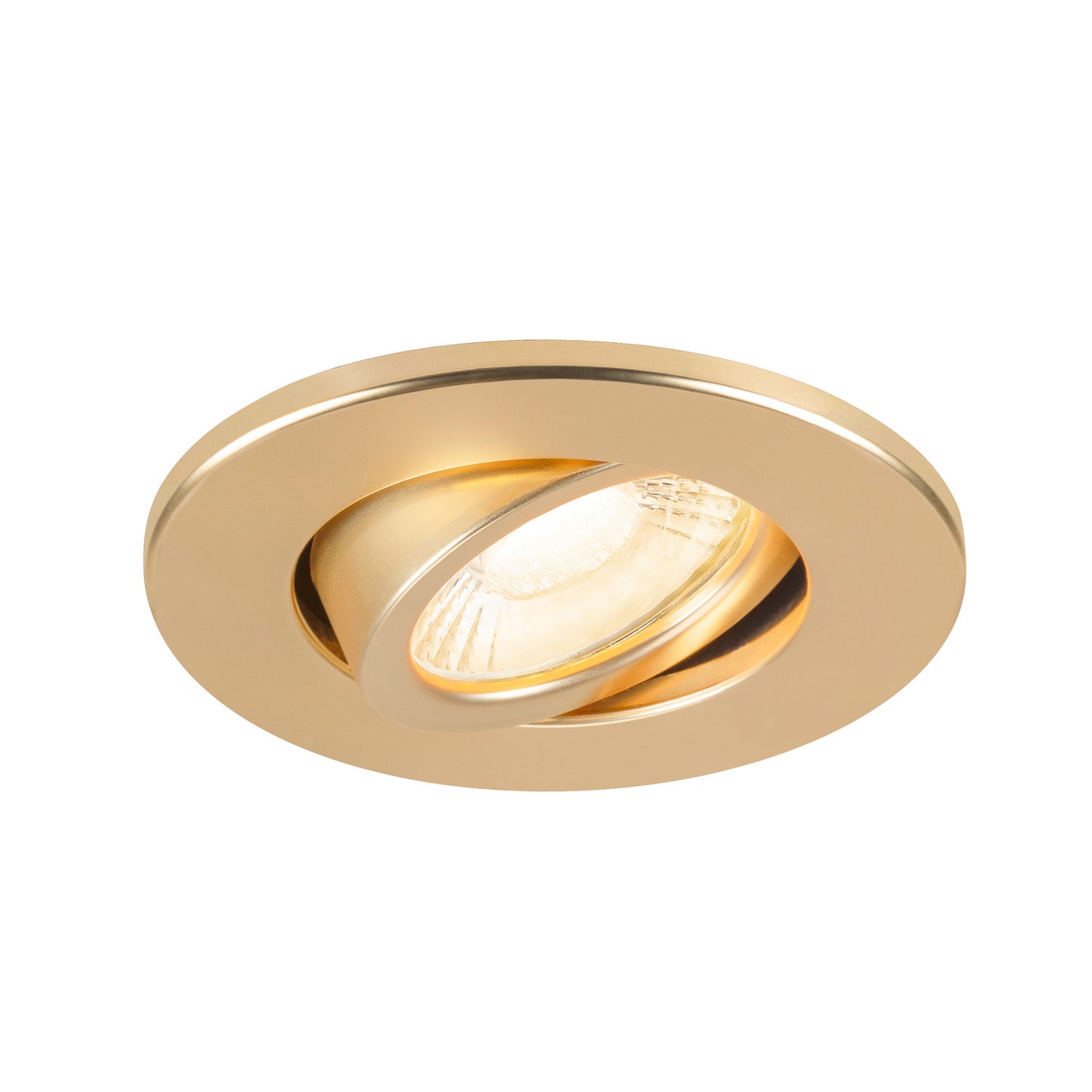 UNIVERSAL DOWNLIGHT Abdeckung, für Downlight IP20, schwenkbar, rund, gold matt