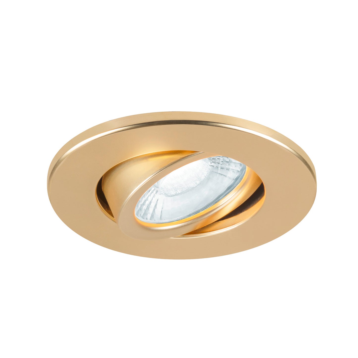 UNIVERSAL DOWNLIGHT Abdeckung, für Downlight IP20, schwenkbar, rund, gold matt