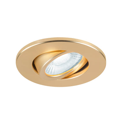 UNIVERSAL DOWNLIGHT Abdeckung, für Downlight IP20, schwenkbar, rund, gold matt