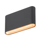 OVAL 14 WL, Wandaufbauleuchte 2700/3000 K, 6 W, schwarz