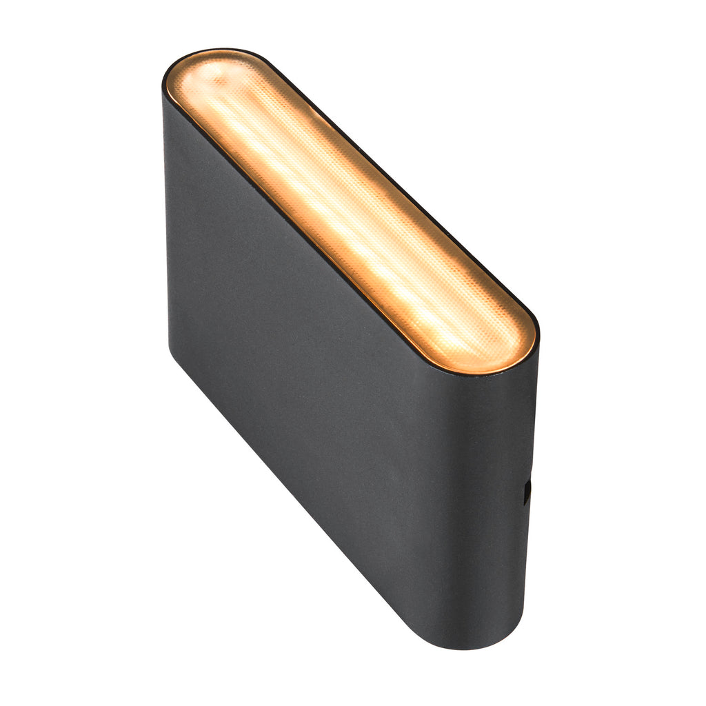 OVAL 14 WL, Wandaufbauleuchte 2700/3000 K, 6 W, schwarz